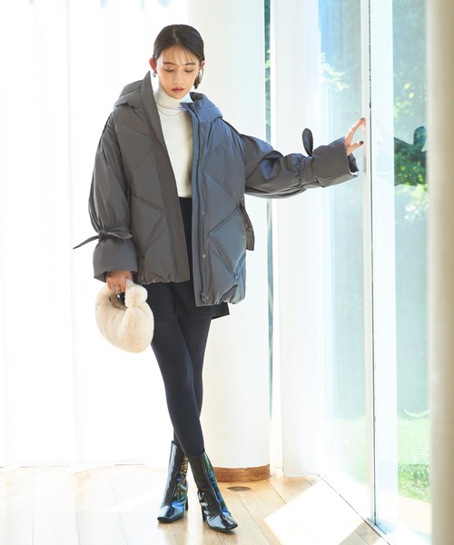「RUIRUE BOUTIQUE」 ブルゾン L グレー レディース
