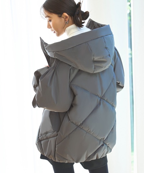 「RUIRUE BOUTIQUE」 ブルゾン L グレー レディース