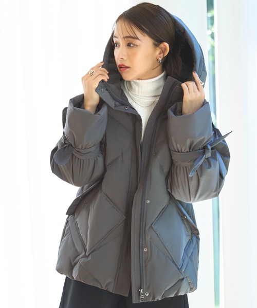 「RUIRUE BOUTIQUE」 ブルゾン L グレー レディース