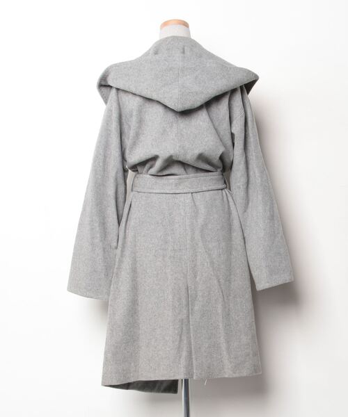 「DRWCYS」 ノーカラーコート 1 グレー レディース_画像2