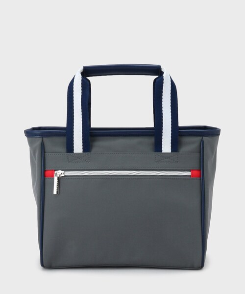 【新品未使用】【新レーベル ADABAT NAVY】トリコロール カートバッグ adabat（アダバット） トートバッグ 「新レーベル ADABAT NAVY