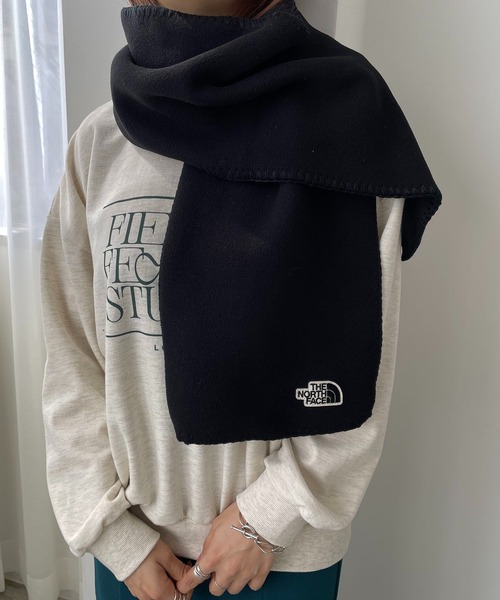 THE NORTH FACE 「THE FACE」 マフラー FREE ブラック レディース