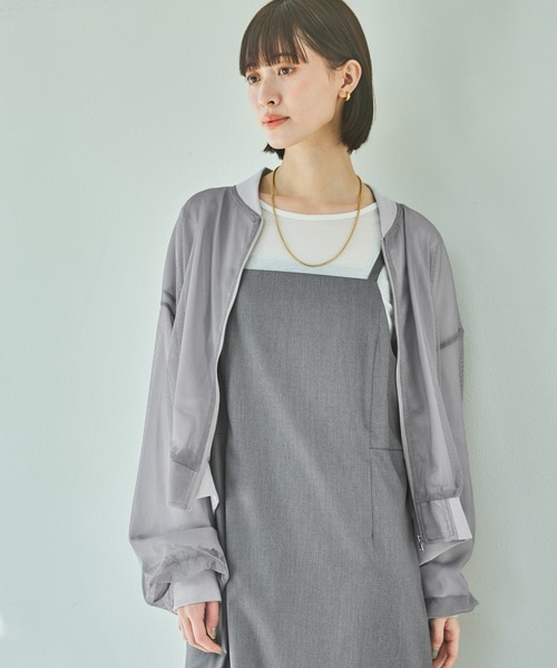 ♥️新品未使用♥️ MICALLEMICALLE メッシュジャケット グレーブルゾン MICALLE MICALLE（ブルゾン）のフリマアイテム一覧