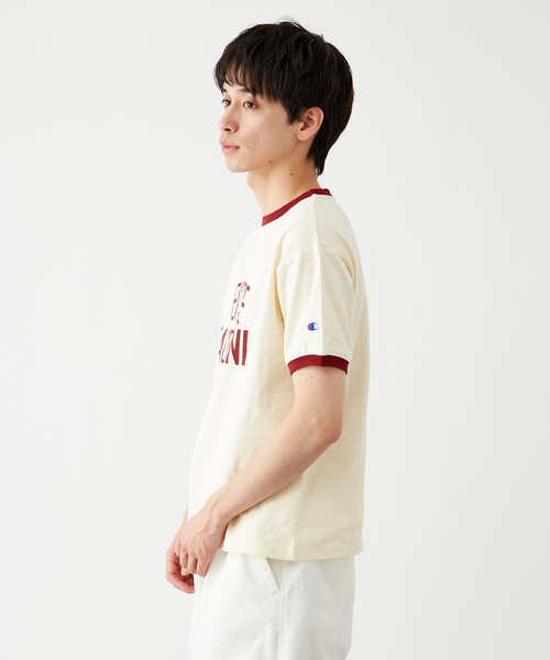 チャンピオン　リンガーT ショートスリーブリンガーTシャツ 24SS メンズカジュアル