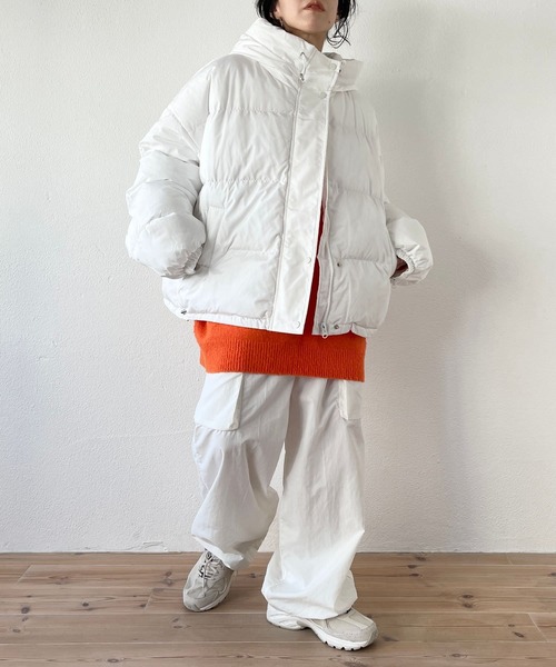 「wee9s」 ブルゾン FREE ホワイト レディース_画像3