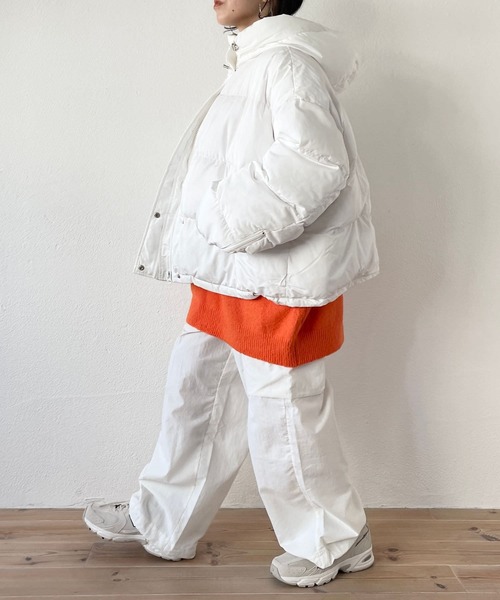 「wee9s」 ブルゾン FREE ホワイト レディース_画像4