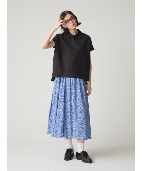 MidiUmi リバティ　ロングフレアスカート MidiUmi リバティ ロングフレアスカート - メルカリ
