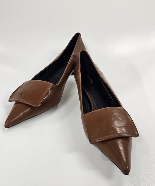 SMILE ORCHID（スマイルオーキッド） パンプス スクエアモチーフポイン