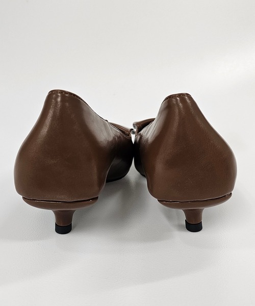 SMILE ORCHID（スマイルオーキッド） パンプス スクエアモチーフポイン