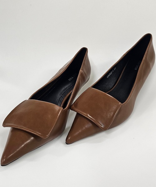 SMILE ORCHID（スマイルオーキッド） パンプス スクエアモチーフポイン