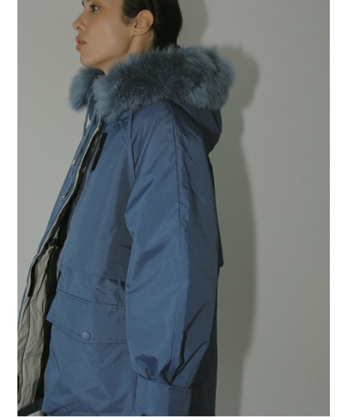 「AMAIL」 ダウンジャケット FREE ホワイト レディース_画像2