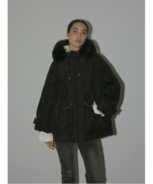 「AMAIL」 ダウンジャケット FREE ホワイト レディース_画像3