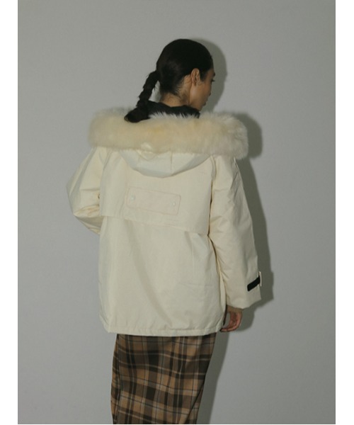 「AMAIL」 ダウンジャケット FREE ホワイト レディース_画像5