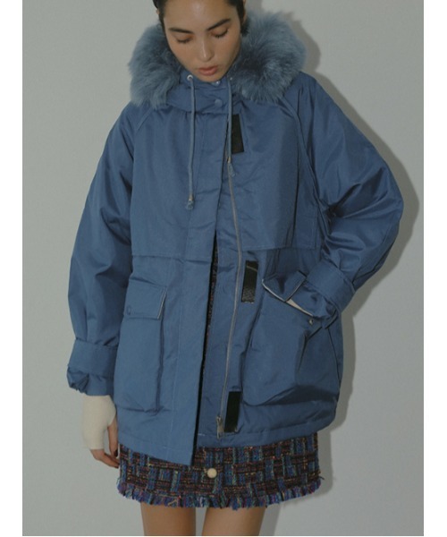 「AMAIL」 ダウンジャケット FREE ホワイト レディース_画像9