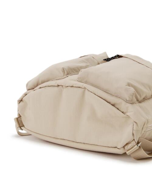 plant レザーナップサックリュックデロリアンベージュ美品