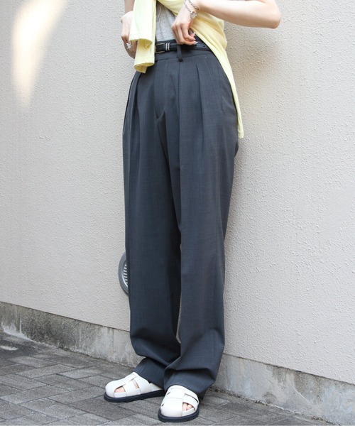 THE SHINZONE（ザ シンゾーン） スラックス パンツ THE SHINZONE