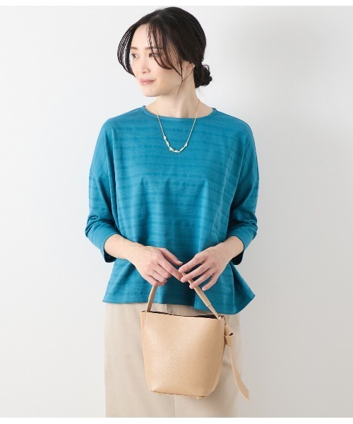 NEWYORKER（ニューヨーカー） tシャツ コットンポリエステルボーダー