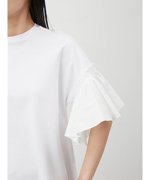 Mila Owen tシャツ スリーブデザインカットドッキングトップス