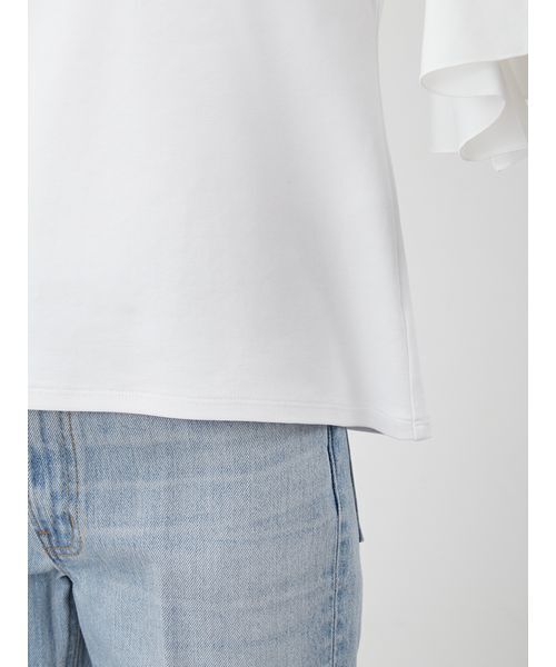 Mila Owen tシャツ スリーブデザインカットドッキングトップス