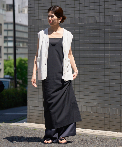 IENA ベスト ジレ テープヤーンベスト レディース : ZOZOTOWN