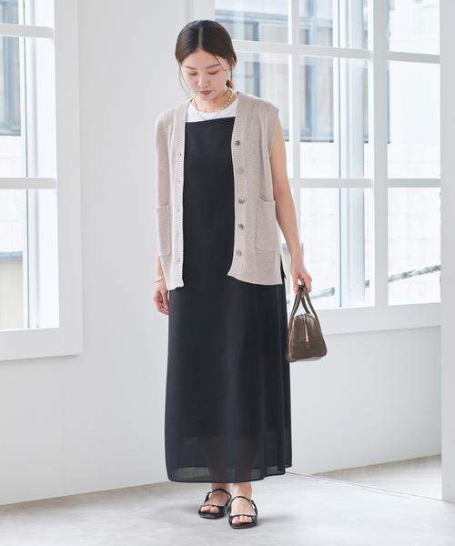 IENA ベスト ジレ テープヤーンベスト レディース : ZOZOTOWN