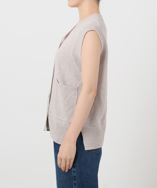 IENA ベスト ジレ テープヤーンベスト レディース : ZOZOTOWN