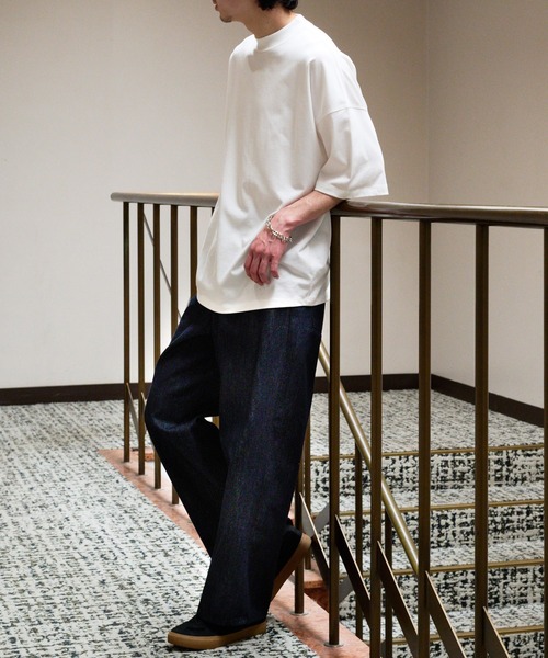 NewAnce（ニュアンス） tシャツ 「NewAnce」モックネックTee メンズ