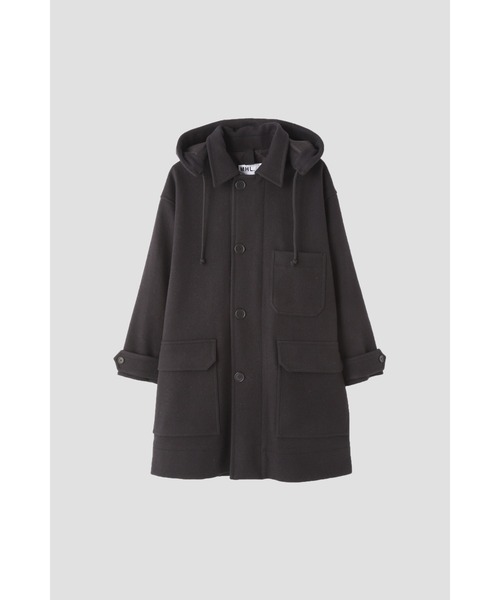 MHL.（エムエイチエル） ステンカラーコート MEDIUM ブラック メンズ