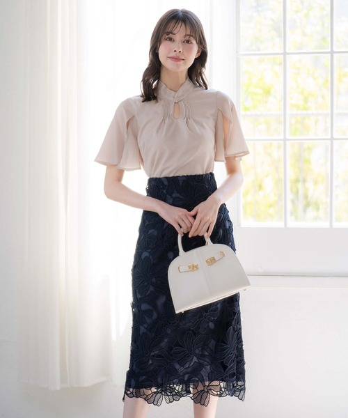 Noela スカート リボンレースナロースカート : ZOZOTOWN Yahoo