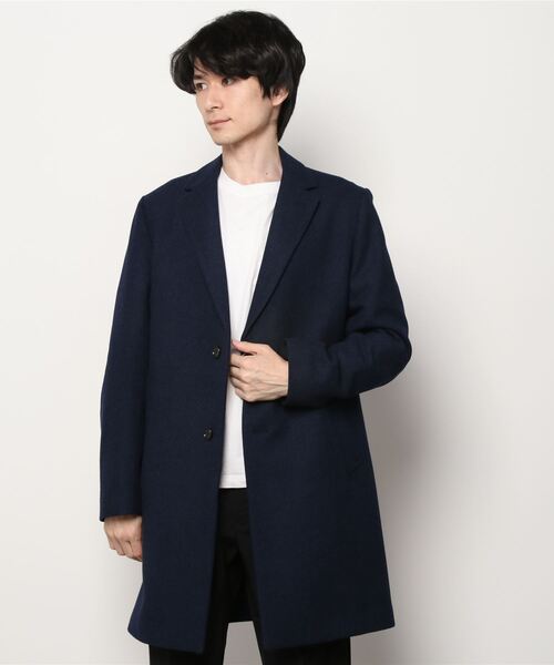 BEAUTY＆YOUTH UNITED ARROWS チェスターコート M コバルトブルー