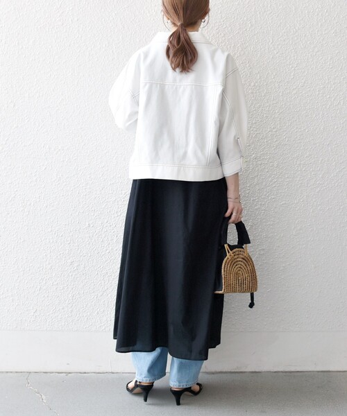 SHIPS any ブルゾン アウター any:「洗濯機可能」オックス ステッチ