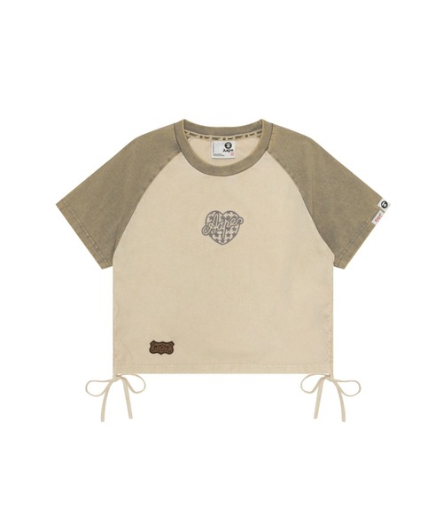 tシャツ AAPE RAGLAN SLEEVE TEE レディース