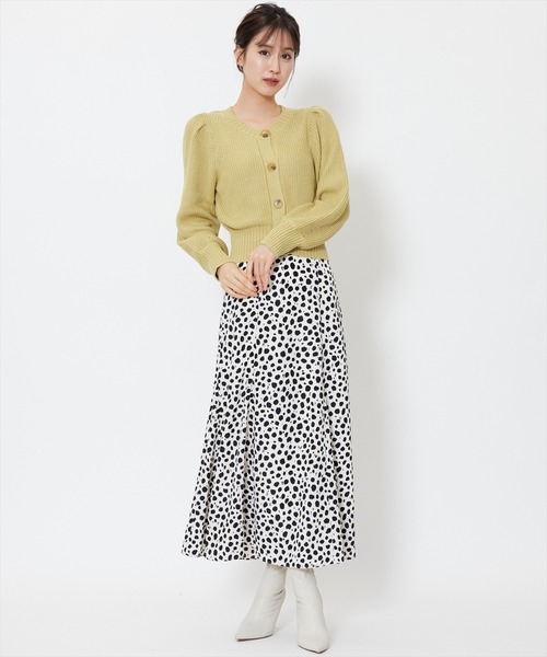 「SWINGLE」 ニットカーディガン MEDIUM クリーム レディース_画像5