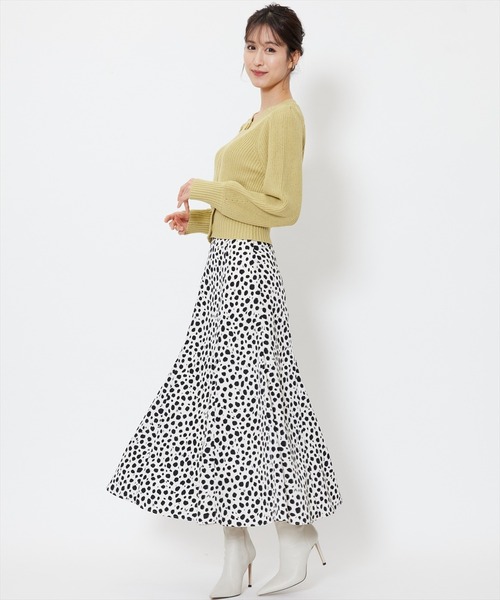 「SWINGLE」 ニットカーディガン MEDIUM クリーム レディース_画像7