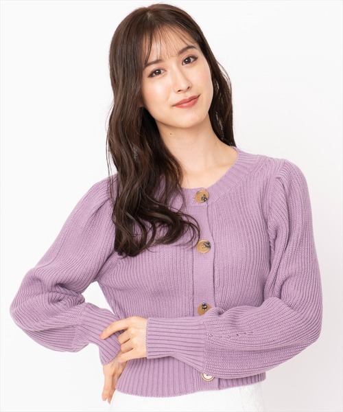 「SWINGLE」 ニットカーディガン MEDIUM クリーム レディース_画像9