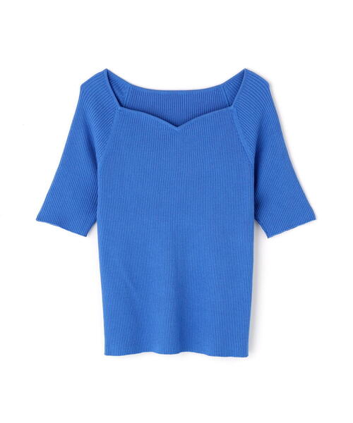 ニット セーター ラグランハートネックニット レディース NATURAL BEAUTY BASIC ニット セーター ラグランハートネック