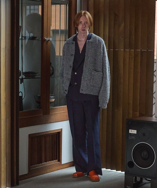 LURAKU ニットカーディガン M ブラウン メンズ : ZOZOTOWN Yahoo!店