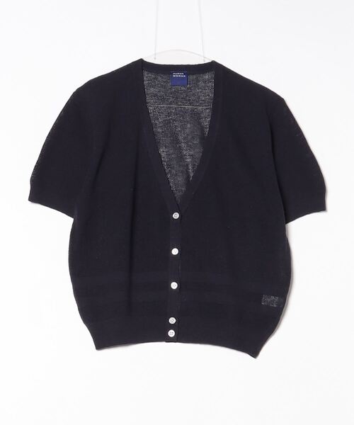 「human woman」 半袖ニット M ネイビー レディース