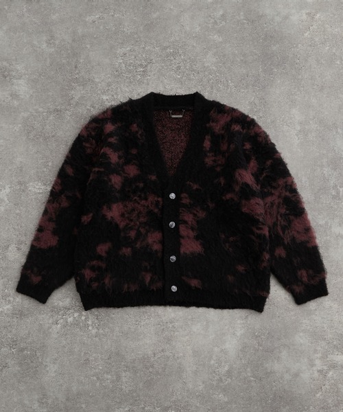 「ADRER」 ニットカーディガン S ネイビー メンズ_画像4