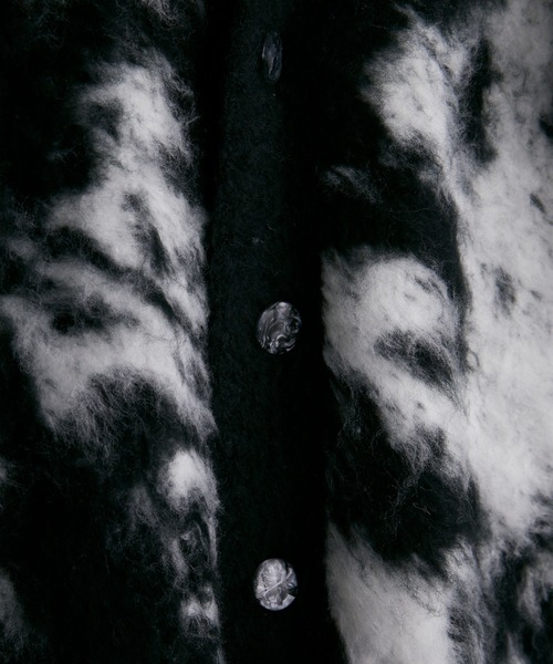 「ADRER」 ニットカーディガン S ネイビー メンズ_画像8