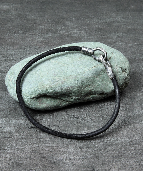 GILD アンクレット ギルド / Leather cord atypical hook anklet