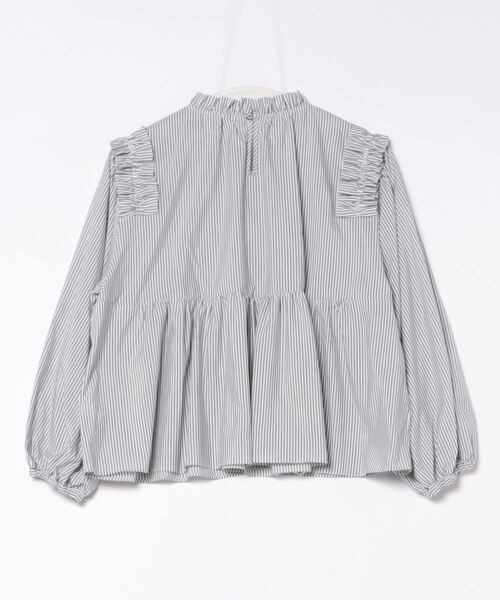haupia」 長袖ブラウス MEDIUM グレー レディース haupia」 長袖ブラウス MEDIUM グレー レディース