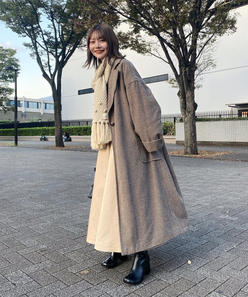 hinari（ヒナリ） コート SMALL ブラウン レディース : ZOZOTOWN Yahoo