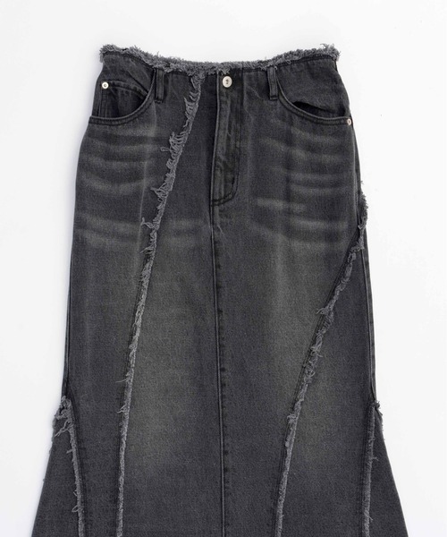 【新品未使用】 MAISON SPECIAL スカート メゾンスペシャル グレー Low Waist Maxi Pleated Skirt/ローウエストマキシプリーツ