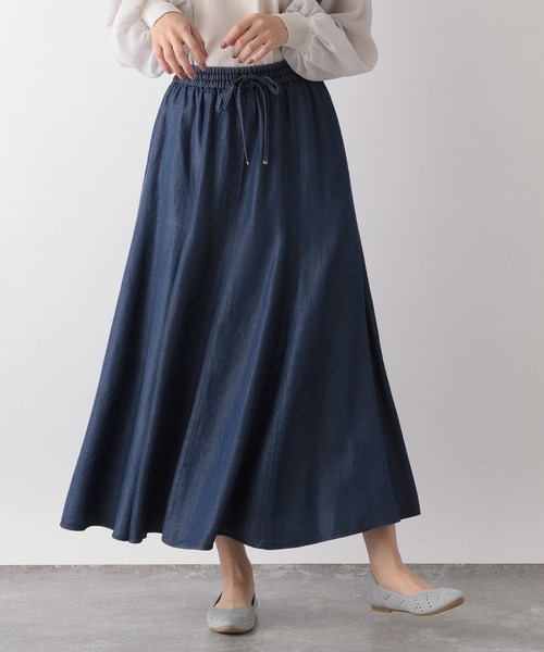 GLOBAL WORK 「GLOBAL WORK」 ロングスカート SHORT ネイビー