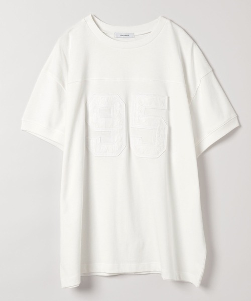 tシャツ レースエンブレムナンバリングTEE/585529 レディース