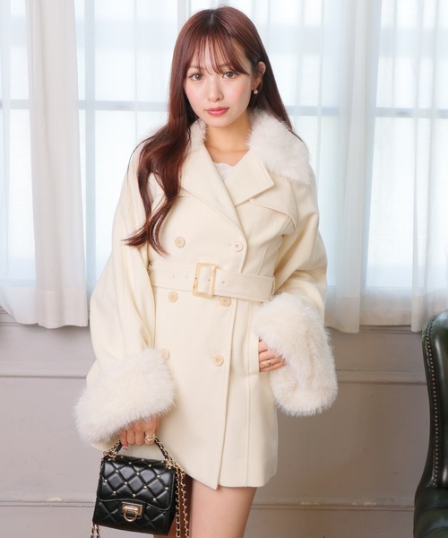 LIP SERVICE（リップサービス） コート アウター ケープライクフレア