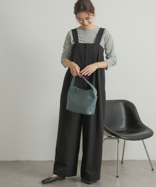 URBAN RESEARCH DOORS サロペット ブラック URBAN RESEARCH DOORS 「URBAN DOORS」 オーバーオール SMALL