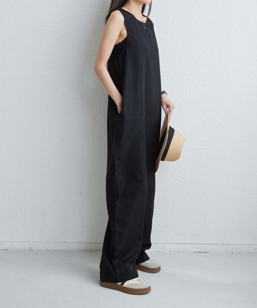 Ballsey ブラック ノースリーブ オールインワン MAISON DE THERESE（メゾン ド テレーズ） オールインワン クルー