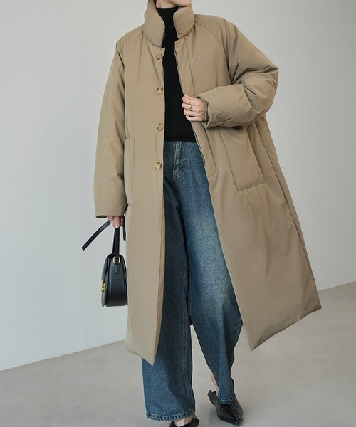 c.u.l ダウンコート ダウンジャケット 中綿 ボリューム ロングエコ